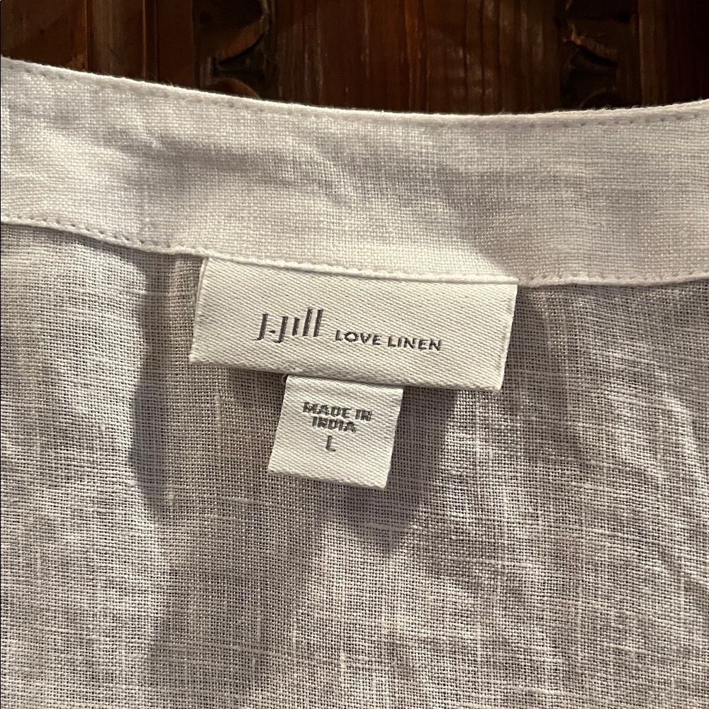 J. Jill Cream Tunic with Gold Accents - Picture 3 of 4